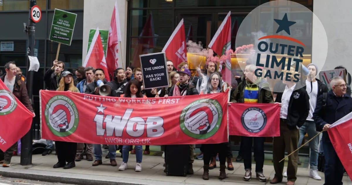 Rockstar North union protest