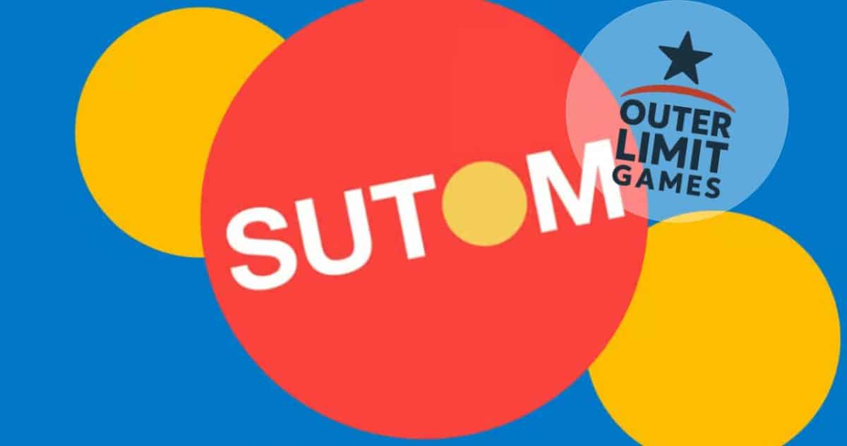 mot SUTOM grille du jour -poster